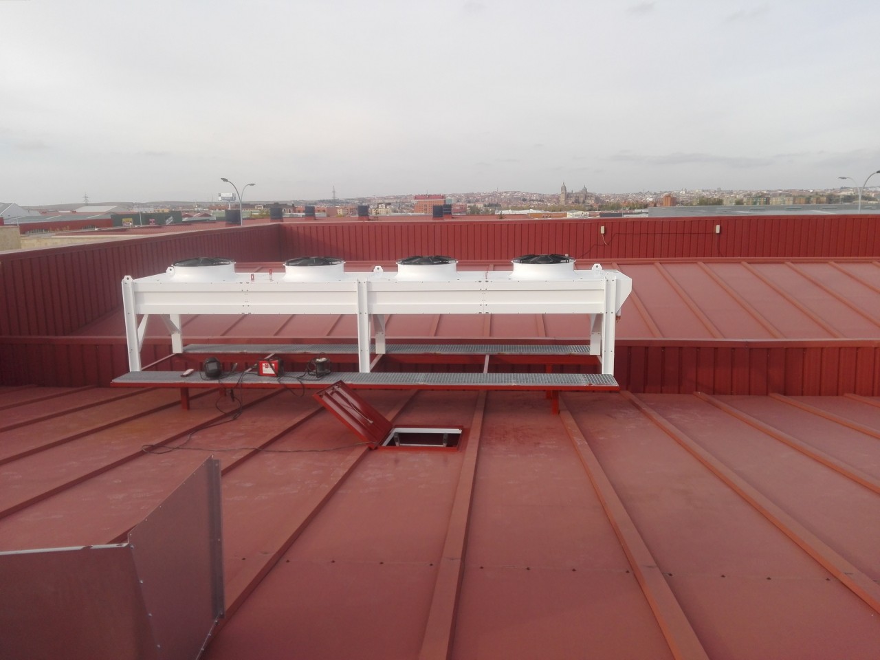 Instalación De Secadero 70cv y Equipo de Frio Para Sala Climatizada de Tratado de Jamones